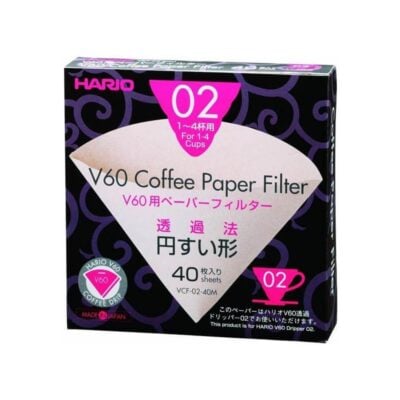 Hario Coffee Filter Papers V60 02 Dripper (40 Sheets)